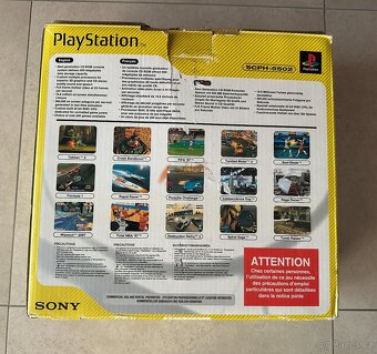 Playstation 1 scph-5502 OVP, PAL - 12