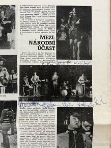 Pop music expres komplet 1968-9 s originál dobovými podpisy - 12