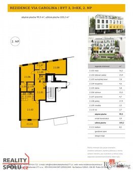 Prodej, byty/3+kk, 103.2 m2, Bělohorská 160/277, Břevnov, 16 - 12
