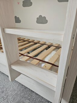 Palanda 2x150kg, 200x90cm, 2 úložné prostory, rošty a žebřík - 12