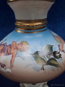 Petrolejová lampa značená andělé - 12