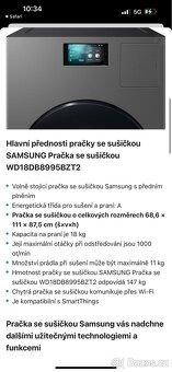 Pračka se sušičkou Lg / 18 kg/11 kg /smart/tablet - 12