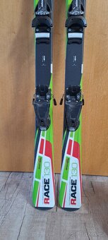 Dětské lyže, lyžáky, hůlky - 12