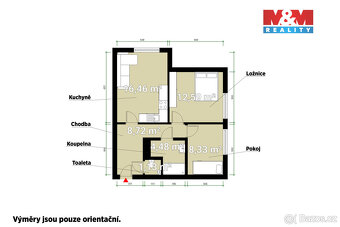 Prodej bytu 3+kk, 51 m², Plzeň, ul. Macháčkova - 12