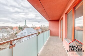 Pronájem prostorného bytbytu 4+kk s balkónem, lodžií i parko - 12