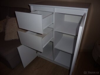 Komoda bílá 70 cm - 12