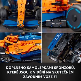 LEGO MCLAREN TECHNIC 42141 ZÁVODNÍ AUTO F1 NEROZBALENÉ NOVÉ - 12