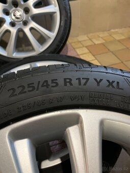 Alu kola Škoda R17 5X112 ZÁNOVNÍ LETNÍ PNEU 225/45 R17 ZENIT - 12
