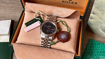 Rolex Datejust 16234 Modrý Sunburst, Bílé Zlato - 12