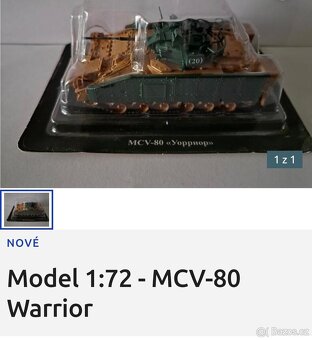 Modely tanků a jiné vojenské techniky 1/72 - 12