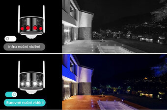 4MP 2K panoramatická 180° WiFi IP kamera - 12