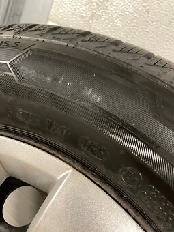 Zimní sada 15” plech disků 5x112 a ZÁNOVNÍ pneu 195/65 R15 - 12