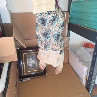 Stará velká dřevěná loutka - 12