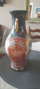 Mohutná porcelánová váza čínská - 12