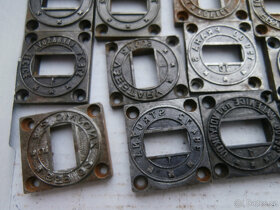 Prodám starší česká  poštovní razítka - torza kus za 300 kč - 12