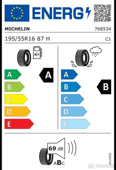 MICHELIN 195/55R16 PRIMACY4 195/55/16, 195-55-16 - 12