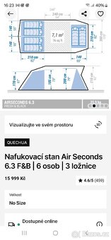 Nafukovací stan Air Seconds 6.3 F&B - 12