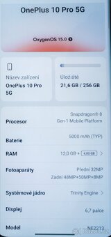 Mobilní telefon OnePlus 10 Pro 5G 12GB/256GB Volcanic Black - 12