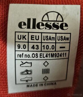 Prodám bíločervené boty Ellesse vel. 44-pěkný stav - 12