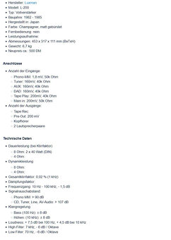 LUXMAN L-200 Stereo Integrated Amplifier/Ultimate - 12