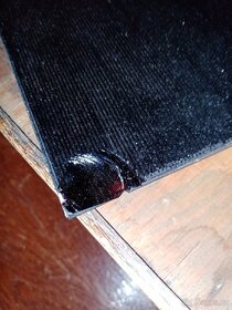 Starožitný stolek s opaxitovým sklem pod květináč - 12