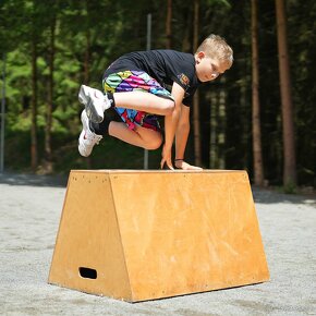 Set 4 Vault boxes, překážka na parkour (použité) - 12