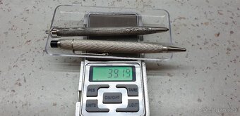 STARÉ STŘÍBRNÉ TUŽKY-VERSATIL-PUNCOVÁNO, GRAVÍROVANO - 12