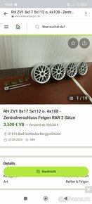 Litá kola RH ZV1 "centerlock" - 12