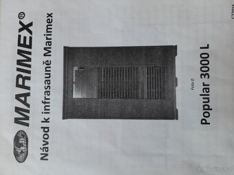 Infrasauna MARIMEX Populár 3000L - 12