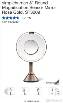 Simplehuman Kosmetické zrcadlo s LED osvětlením ST3209 - 12