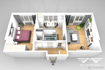 Prodej bytu 2+1 48 m², Praha - Letňany, ev.č. 713 - 12