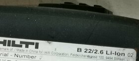 Hilti baterie b22 b36 - 12