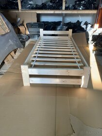 drevena postel 90x200 borovice Jednoluzkova + rost - 12