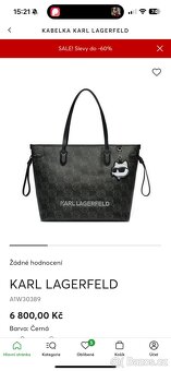 Karl Lagerfeld luxusní kabelka - 12