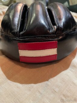 kožená přilba  - helma  na kolo - 12