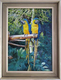 Ručně malované obrazy-kopie-portréty-myslivost atd. - 12