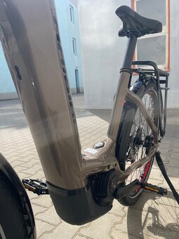 Nové elektrokolo HAIBIKE Trekking 8 Low i750 Wh - hnědá barv - 12