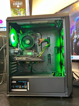 Herní ryzen 5 až 32GB DDR 4, m2 SSD 512GB, RX 470 4GB Win 11 - 12