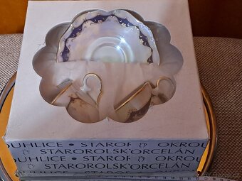 Přátelská porcelánová souprava, značeno MZ Stará Role - 12