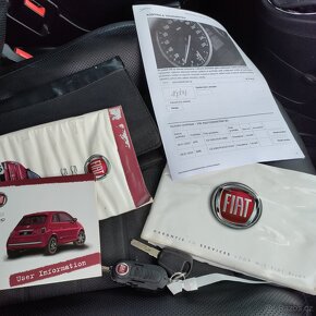 Fiat 500, 0,9T86K,KRÁSNÝ,VÝBAVA,SERVISKA - 12