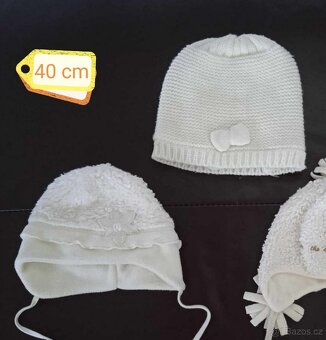 Dětské čepičky od 0 měsíců do cca 1,5 let - 12