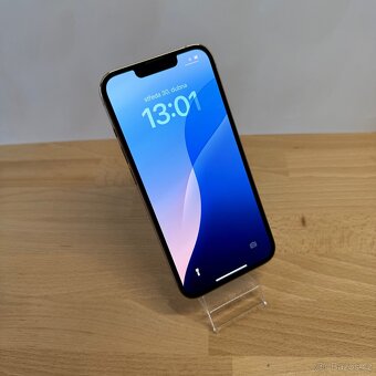 iPhone 13 Pro 256GB, zlatý, 100% baterie (12 měsíců záruka) - 12