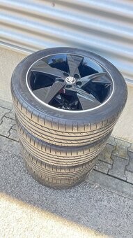 Alu kola 5x100 R17 Letni pneu 205/50/17 - 12