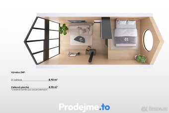Prodej Loftu 1+kk, 34 m2 - Dobšice, ev.č. 100155 - 12