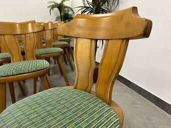 17ks Masivní dubové GASTRO židle s čalouněním. Rustikal - 12