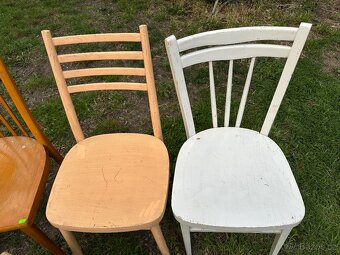 Různé židle - ceny 100-200,- za kus - 12