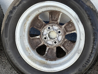 Alu kola Kia 4x100 R14, 5ks, celoroční pneu - 12