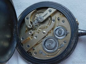 Starožitné masivní kapesní hodinky REGULATEUR, kovový cifern - 12