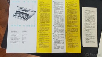 RETRO PSACÍ STROJ CONSUL – PLNĚ FUNKČNÍ + DOKLADY + KUFŘÍK - 12