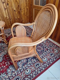 Ratanová křesla a stolek - 12